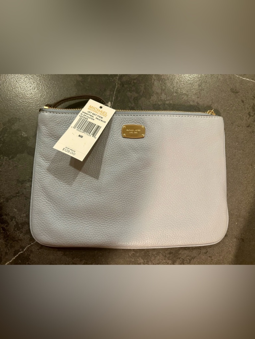 Michael Kors xl zip clutch